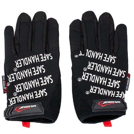 Safe Handler Gloves, Black, Small/Medium,  BLSH-MSRG-6-SM